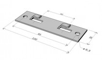 držák žlabu nástěnný DZM 10 GZ Merkur ARK-214100